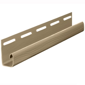 J-профиль к сайдингу FineBer Classic Color, бежевый, 3м (уп 40 шт)
