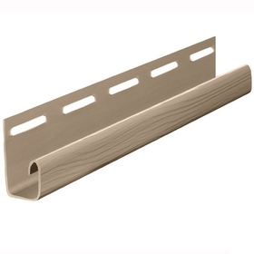 J-профиль к сайдингу FineBer Classic Color, сандал, 3м (уп 40 шт)